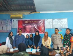 Babinsa Kel 3 Ilir Hadiri Rapat Pleno Rekapitulasi DPHP Tingkat Kelurahan