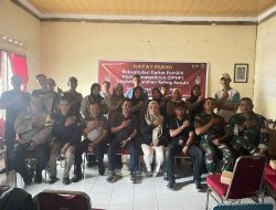 Babinsa Kel Talang Betutu Hadiri Rapat Pleno Rekapitulasi DPHP Tingkat Kelurahan