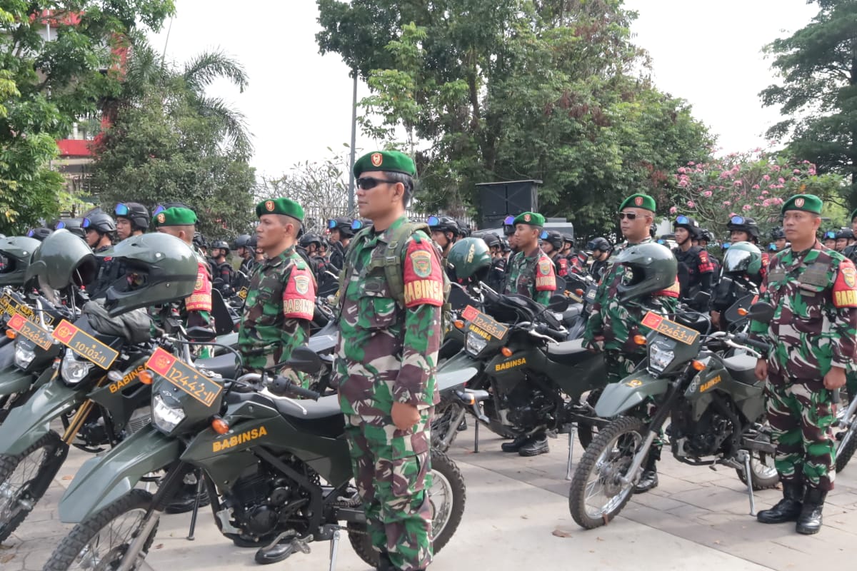 Dandim 0418/Palembang Hadir Dalam Apel Besar Kesiapan Pengamanan Kongres Ke - XXI PMII Tahun 2024 1