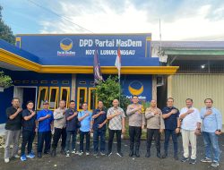 Kapolres Lubuk Linggau Jalin Silahturahmi dengan Parpol Pengusung Peserta Pemilukada Tahun 2024