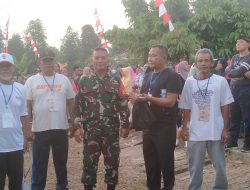 Babinsa Kel Sukodadi Monitoring Pelaksanaan Kegiatan Jalan Santai dan Senam Sehat Dalam Menyambut HUT RI Ke 79