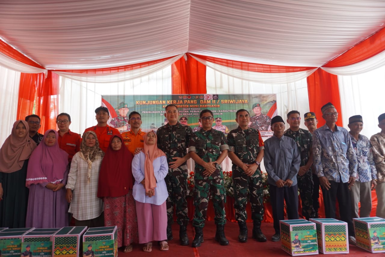 Karhutla Landa Muara Medak Muba, Danrem 044/Gapo Turun Ke Lapangan 1
