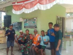 Babinsa Kel Sako Komsos Bersama Warga Ajak Lebih Peduli Keamanan Lingkungan