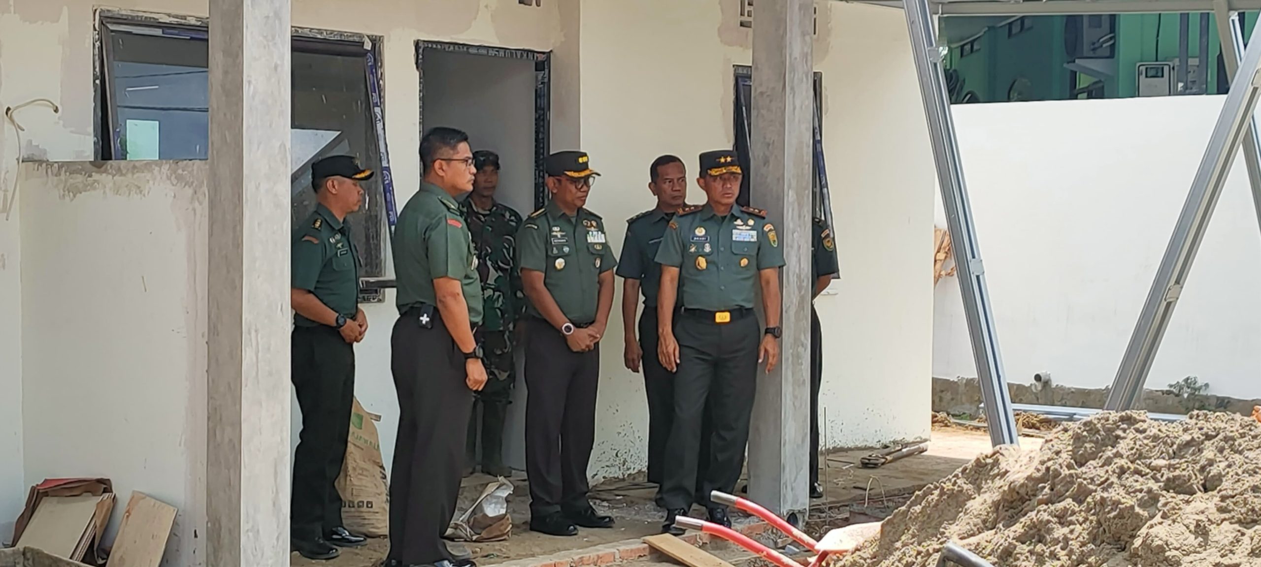 Pangdam II/Sriwijaya Tinjau Pembangunan Perumahan Kodim 0418/Palembang 1