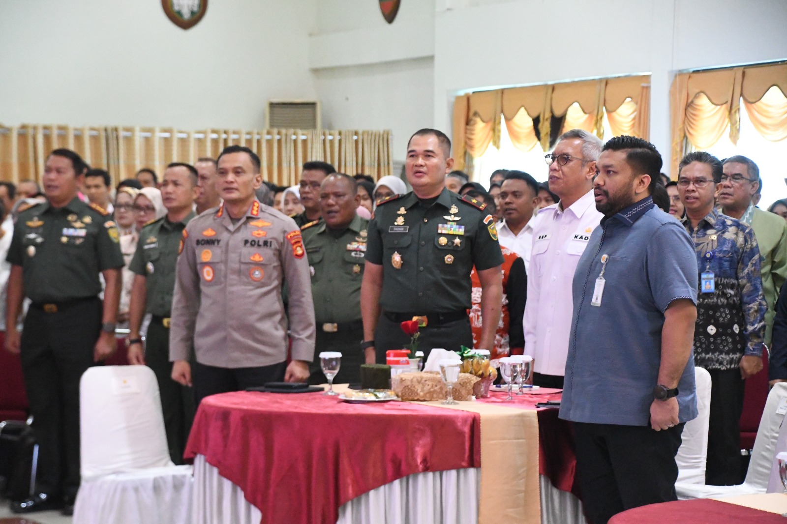 Danrem 044/Gapo Ikuti Rakor Bersama Wamentan RI 1