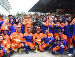 Danrem 044/Gapo Bangga Kepada Pejuang Api Kabupaten Pali