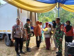 Babinsa Kel Sukodadi Monitoring Dan Pengamanan Pasar Murah Yang diselenggarakan Disdag Kota Palembang