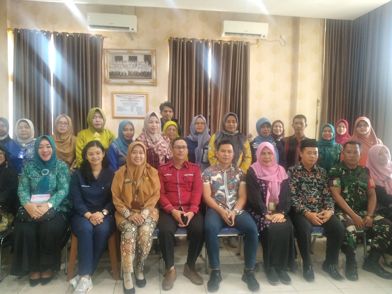 Babinsa Kel Bukit Sangkal Hadiri Mini Lokakarya Lintas Sektoral Triwulan III Tahun 2024 1