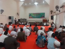 Babinsa Koramil 418-05/Lemabang Hadiri Zikir dan Doa Bersama Tokoh Agama dan Tokoh Masyarakat Dalam Rangka Meningkatkan Keimanan dan Ketaqwaan