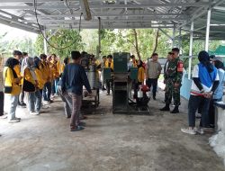 Dalam Rangka Jaga Bumi ” Greer Habis to Save The Earth”,Babinsa Kel Talang Jambe Monitoring kegiatan Mahasiswa/ i  UNSRI