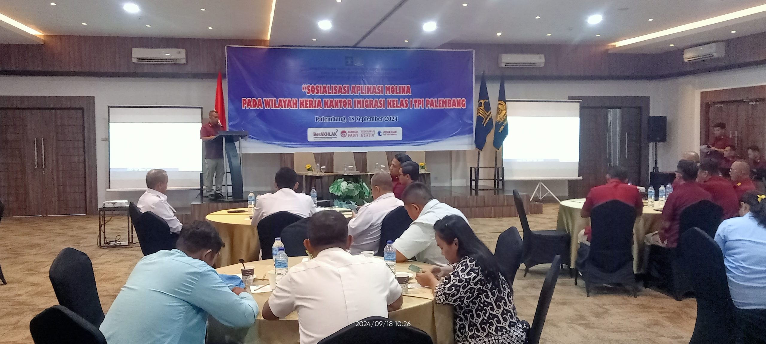 Imigrasi Palembang mengelar Sosialisasi Aplikasi MOLINA 2
