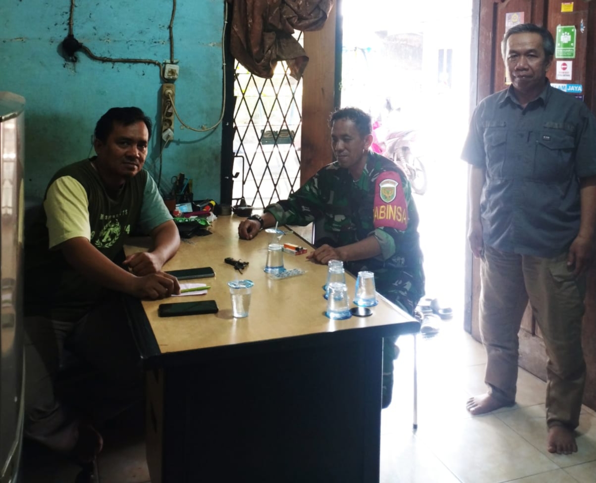 Cegah Tindakan Pencurian Dan Kebakaran Babinsa Kel 23 Ilir Komsos Bersama Warga Binaan 1