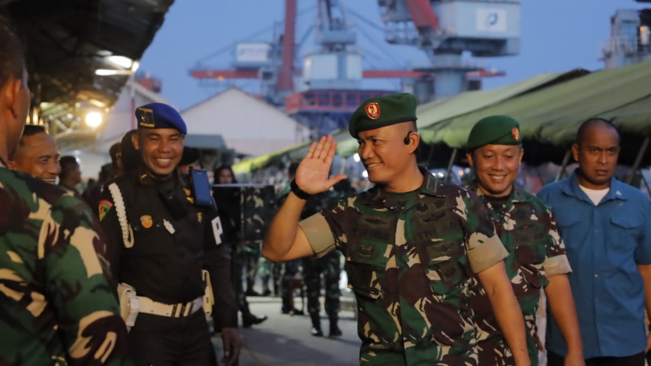 Kasdim 0418/Palembang Hadiri Upacara Penyambutan Purna Tugas Satgas Pamtas RI-Malaysia Yonarhanud 12/SBP Kodam II/Swj 1