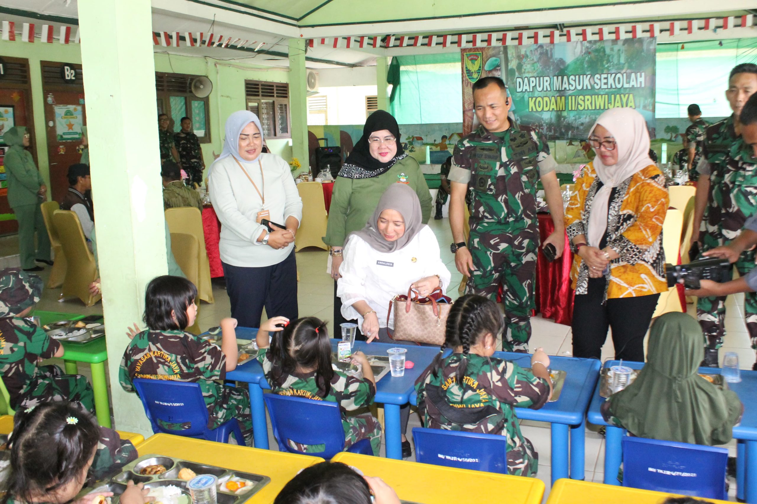 Kodim 0418/Palembang Gelar Dapur Masuk Sekolah Bantu Pemerintah Atasi Stunting 2