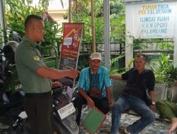 Babinsa Kel Sel Buah Ajak Ketua RT RW Dan Masyarakat Menjaga Keamanan Jelang Pilkada
