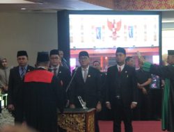 Pelantikan Pimpinan Definitif DPRD Palembang, Pj Wali Kota Optimis Sinergitas Makin Erat