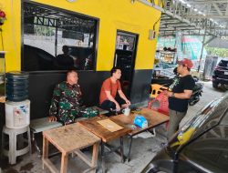 Jelang Pilkada Babinsa Kel 5 Ilir Mengajak Warga Binaan Tingkatkan Keamanan Dan Ketertiban Lingkungan