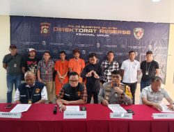 Tim Ditreskrimum Bekuk 3 Residivis Usai Menjalankan Aksinya Menodongkan Senjata Api dan Menggasak Uang di Kasir Indomart