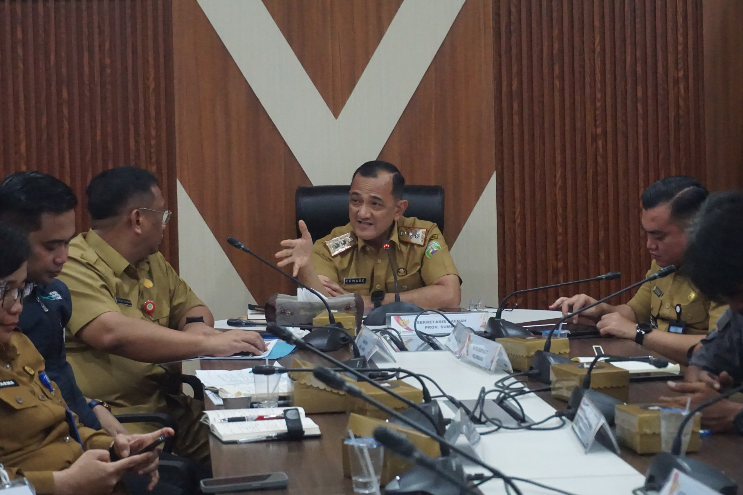 Sekda Sumsel Pimpin Rakor Persiapan Sumsel Run 2024 1
