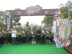 Dandim 0418/Palembang Ikuti Sriwijaya Run Peringati HUT TNI ke-79 Di Gelar Kodam II Sriwijaya