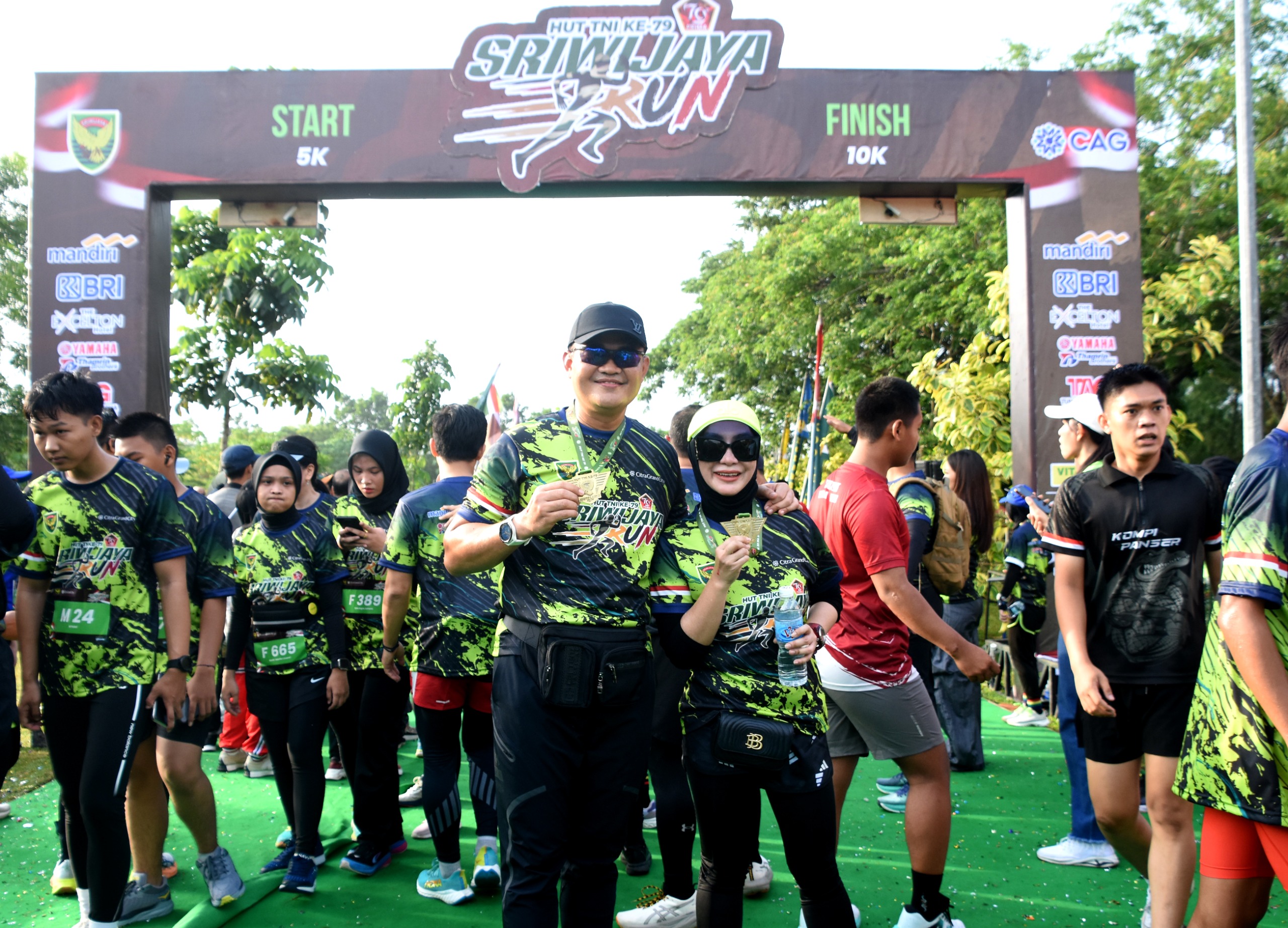Ikuti Sriwijaya Run, Danrem 044/Gapo Ajak Pola Hidup Sehat Dengan Olahraga Rutin 1