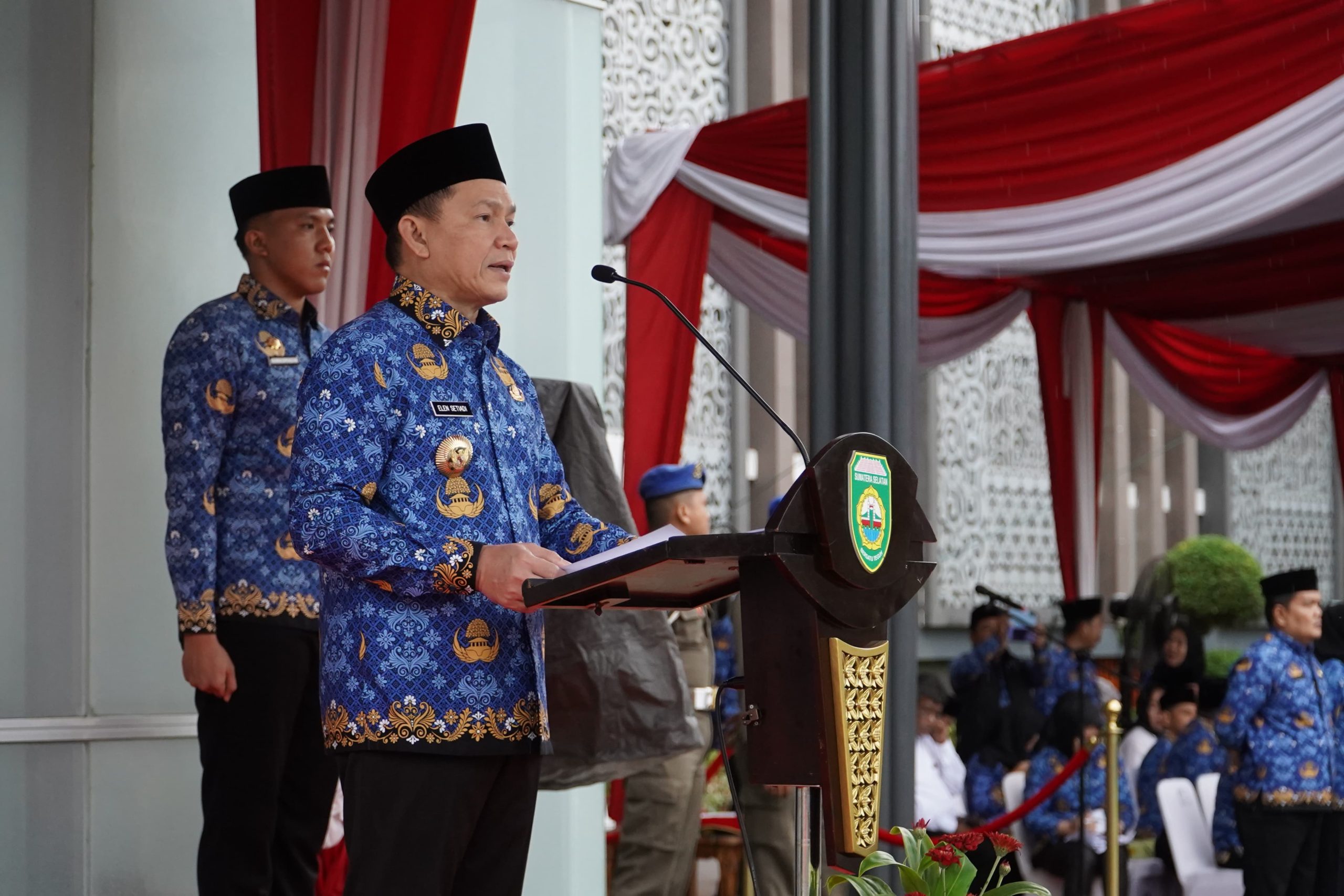 Elen Setiadi Pimpin Upacara HUT KORPRI ke 53 1