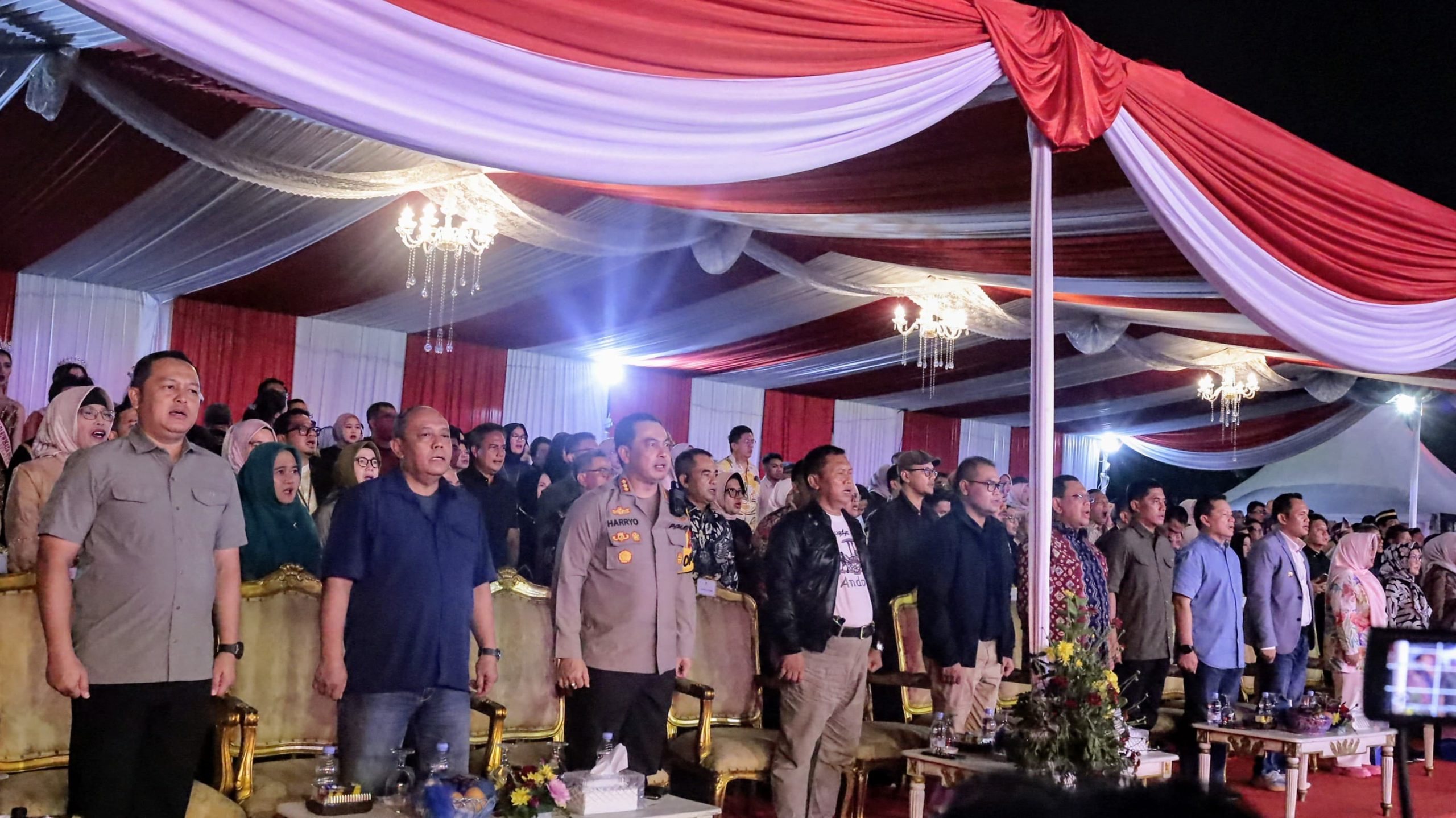 Dandim 0418/Palembang Mendampingi Pangdam II Sriwijaya Hadiri Even Internasional World Music Jazz Festival 2024 1