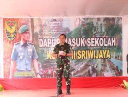 Kodim 0418/Palembang Kembali Gelar Dapur Masuk Sekolah Kodam II Sriwijaya Di SD N 96 Palembang