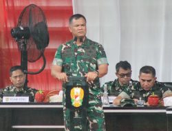 Dandim 0418/Palembang Dampingi Pangdam II Sriwijaya Sambut Kunker Wakasad Di Makodam II Sriwijaya