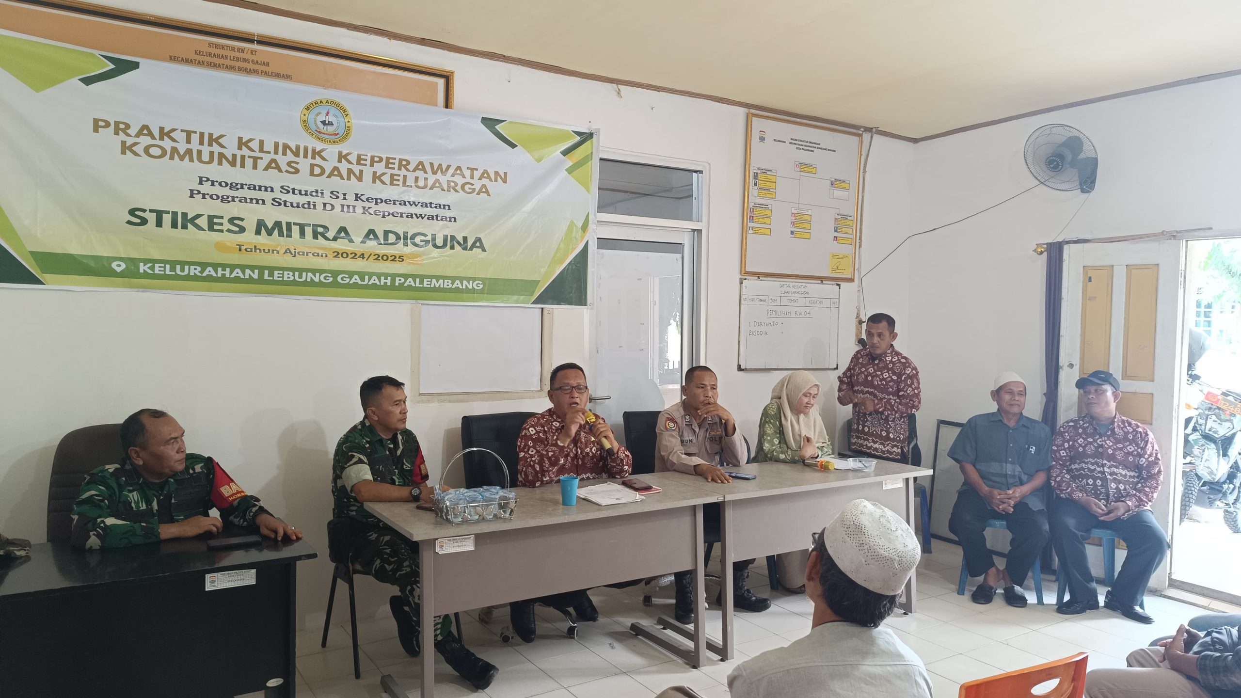 Babinsa Kel Lebung Gajah Hadiri Pemilihan Ketua RW 1