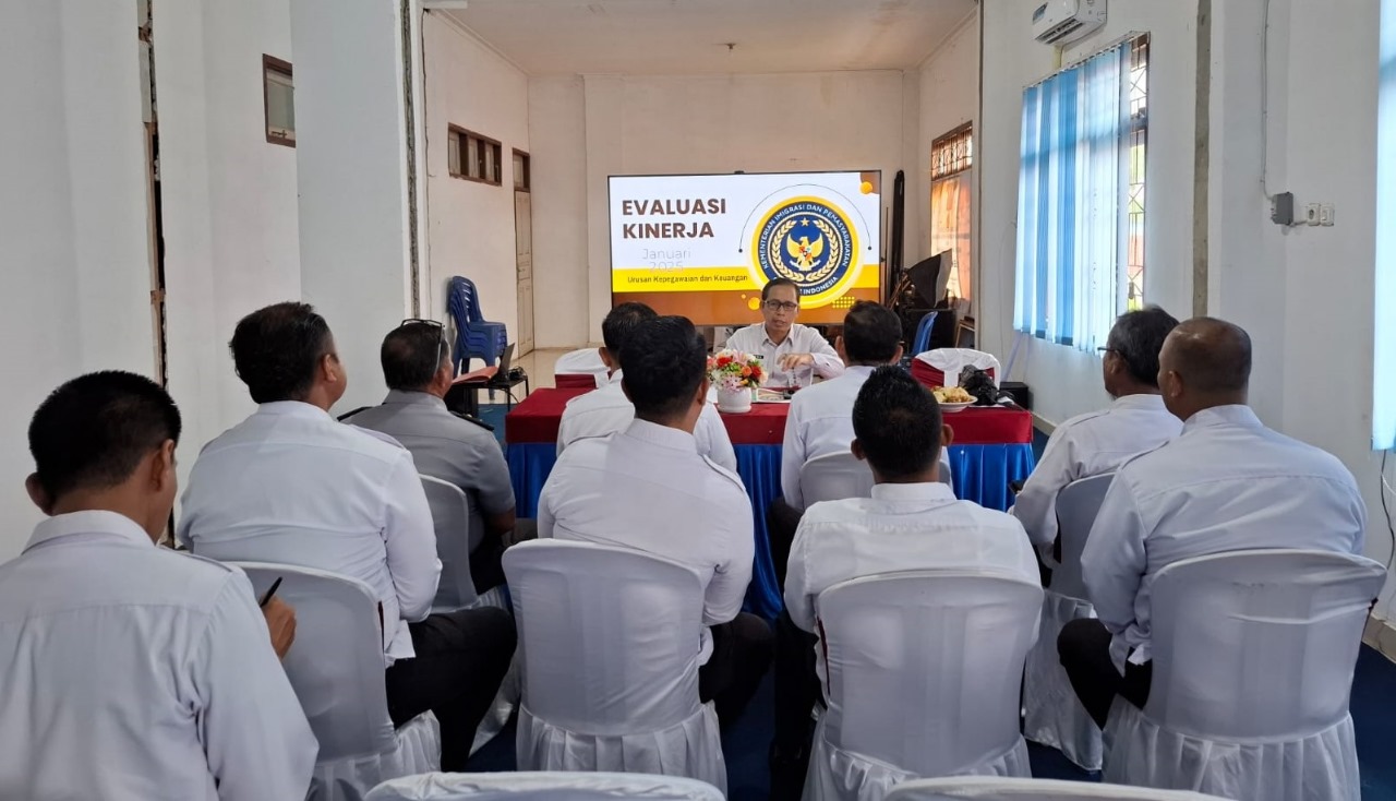 Monitor Realisasi Program, Lapas Banyuasin Gelar Rapat Evaluasi Capaian Kinerja 1