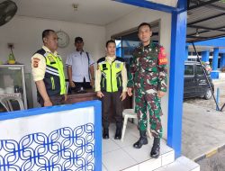 Tingkatkan Kamtibmas Babinsa Kel Lawang Kidul Wanwil Bersama Security PT Pelindo