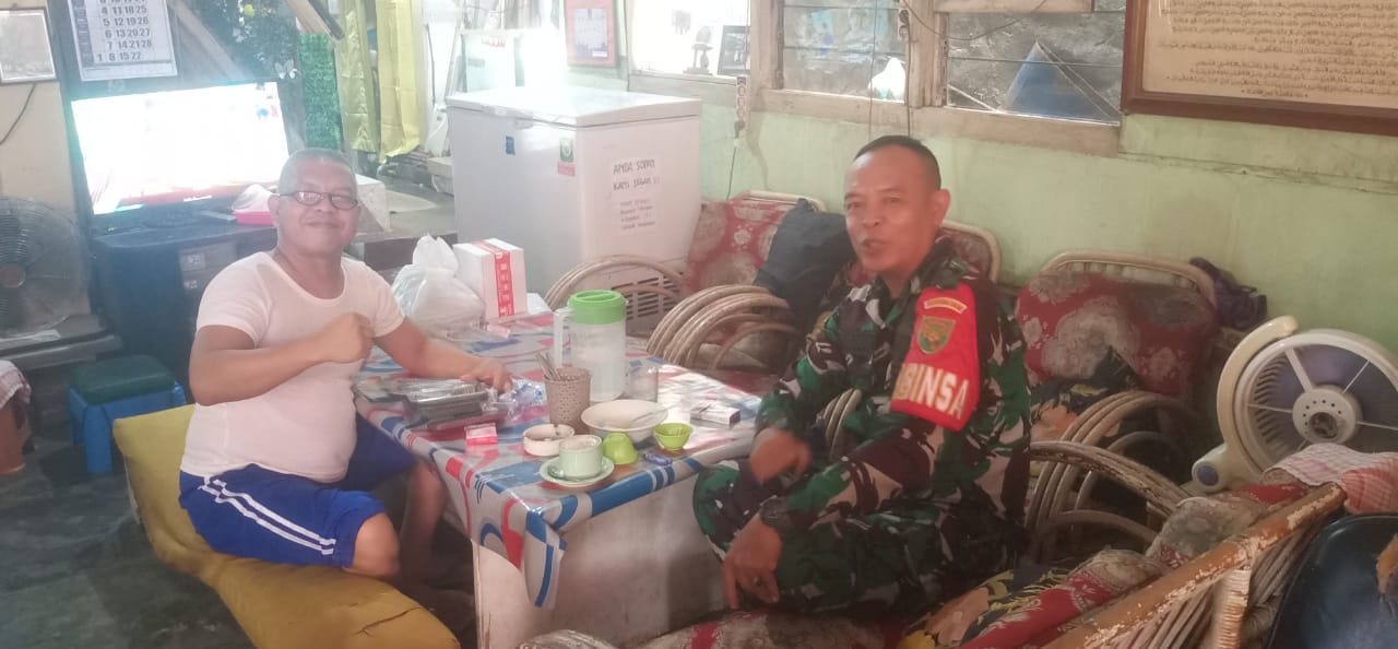 Babinsa Kel Talang Semut Warga Binaan Ajak Jaga Keamanan Dan Kebersihan Lingkungan 1