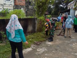 Jumat Bersih Babinsa Kel 9 Ilir Melaksanakan Gotong Royong Bersama Warga Binaan