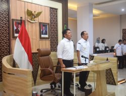 Gubernur Herman Deru-Wagub Cik Ujang Hadir Secara Virtual Peluncuran IMCP Tahun 2025 oleh Ketua KPK RI 