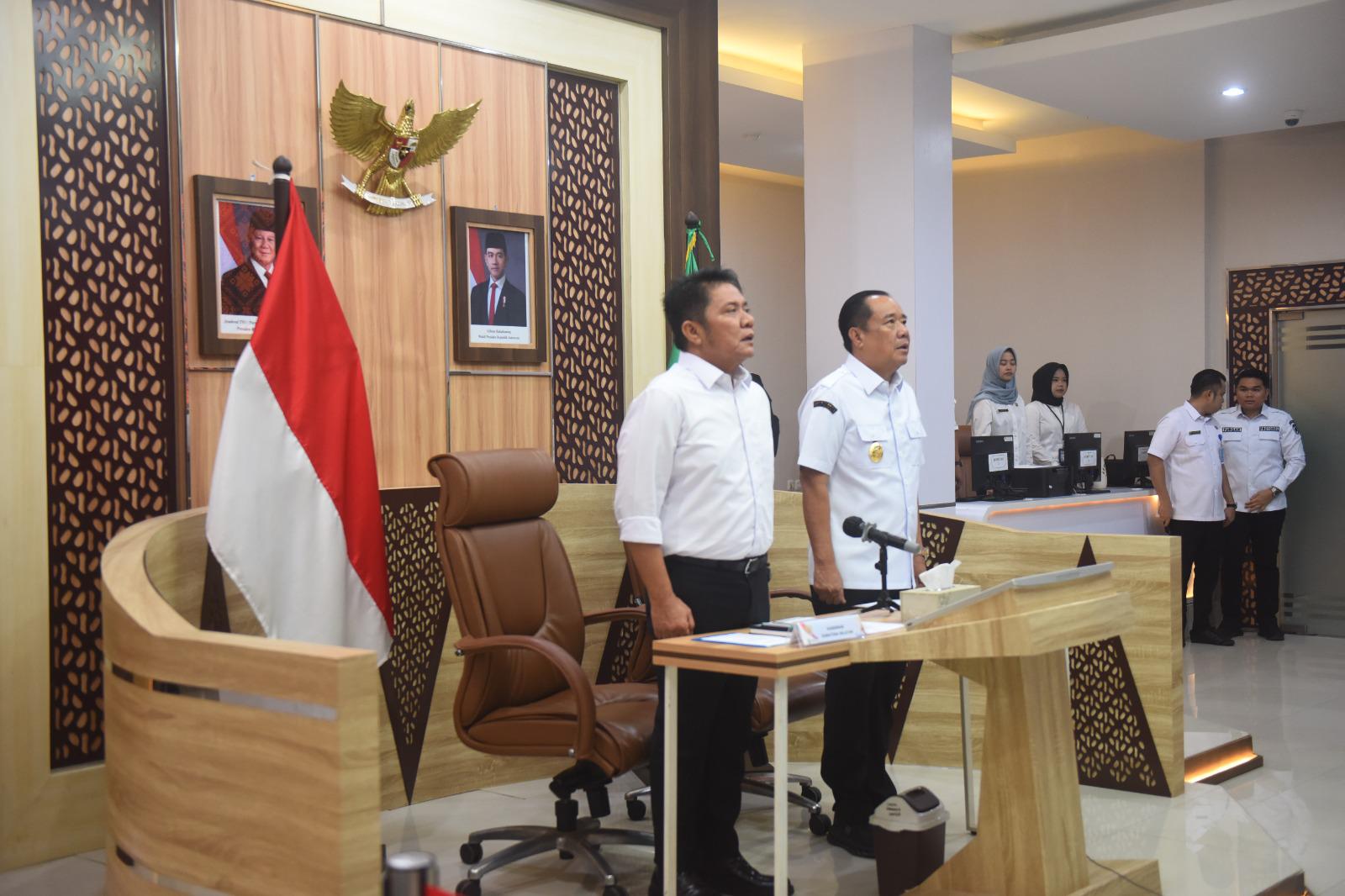 Gubernur Herman Deru-Wagub Cik Ujang Hadir Secara Virtual Peluncuran IMCP Tahun 2025 oleh Ketua KPK RI 1