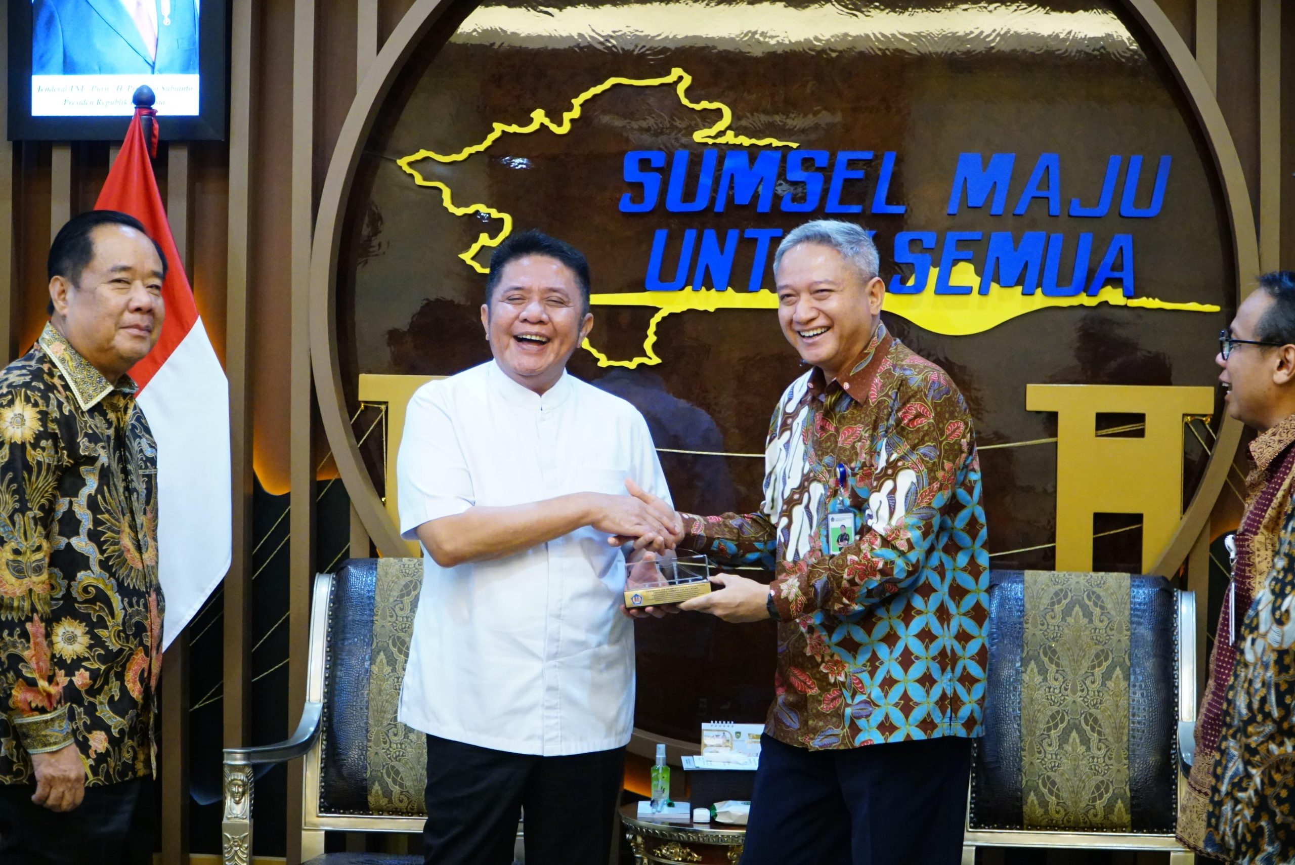 Gubernur Herman Deru Bersama Wagub Cik Ujang Jalinan Koordinasi Erat Dengan Kanwil DJPb Kemenkeu Sumsel 1