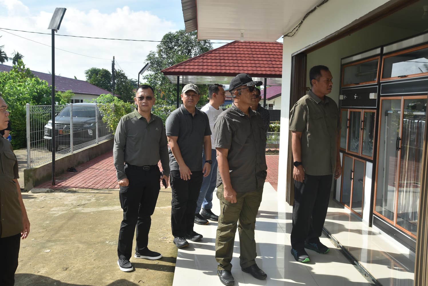 Dandim 0418/Palembang Dampingi Pangdam II/Swj Tinjau Taman Aspirasi Kodam II/Sriwijaya 1