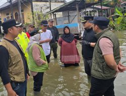 Pastikan Warga Aman, Camat Kemuning Turun Langsung Tinjau Banjir