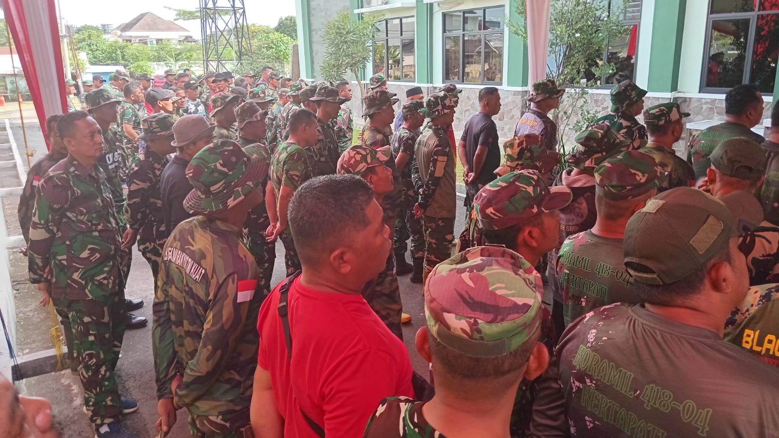 Jelang Kunjungan Pangdam II/Swj Anggota Kodim O418/Palembang Gelar Apel Pagi 2