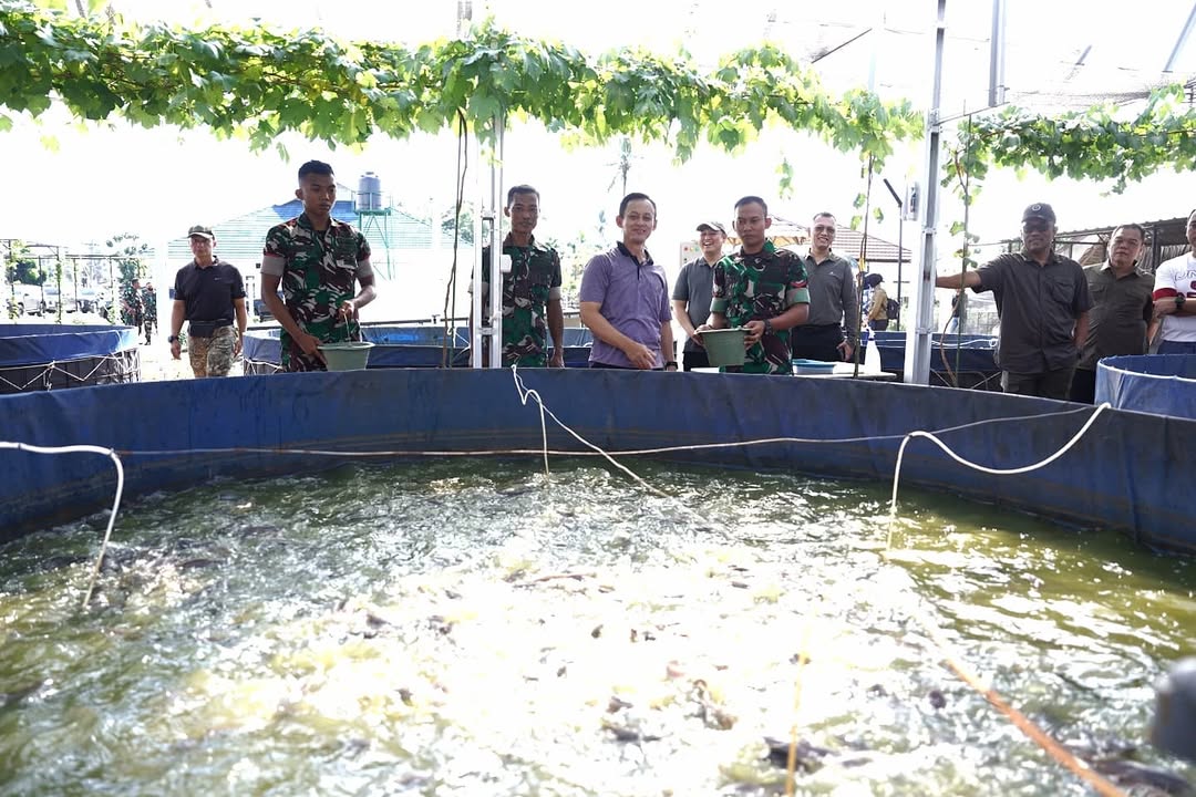 Dandim 0418/Palembang Dampingi Pangdam II/Swj Tinjau Taman Aspirasi Kodam II/Sriwijaya 2