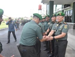 Pererat Silaturahmi Pasca Idul Fitri Kodim 0418/Palembang Gelar Halal Bihalal