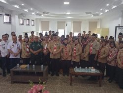 Camat Kemuning DR. Amiruddin Sandy,S.STP ,M.Si Buka Musran Kwarran Gerakan Pramuka Kecamatan Kemuning ,Secara Aklamasi Sekcam Kemuning Terpilih Sebagai Kakwarran
