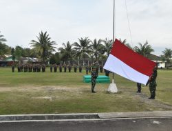 Kodim 0418/Palembang Gelar Upacara Bendera Mingguan ,Kasdim Palembang Ingatkan Untuk Selalu Disiplin Selaku Prajurit TNI