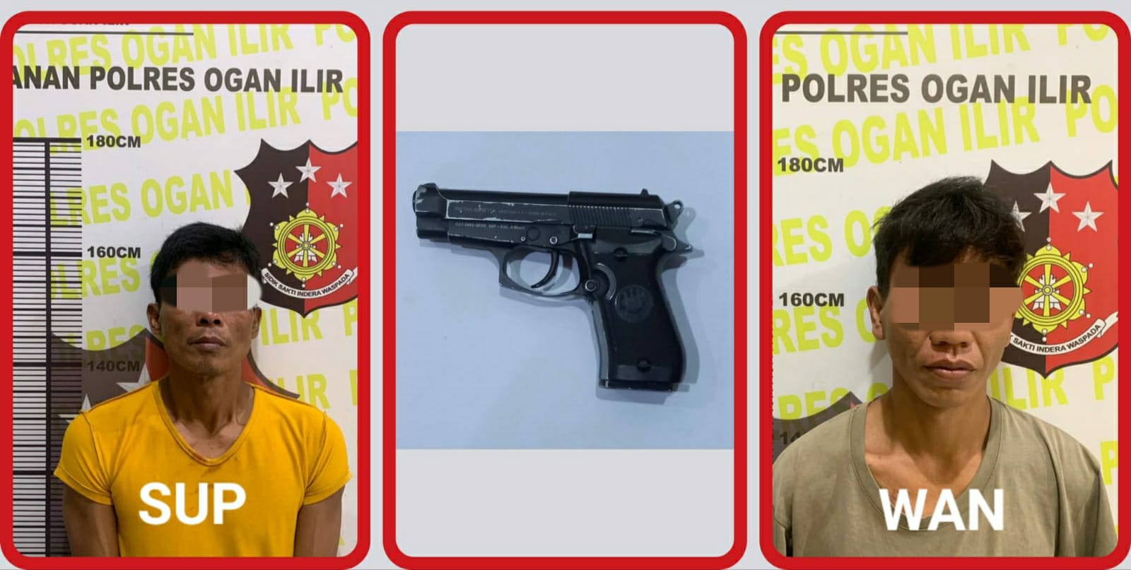 Operasi Sikat Musi 2025, Sat Reserse Polres Ogan Ilir Berhasil Tangkap Dua Pelaku Curat dan Sita 1 Pucuk Air Softgun Jenis Bareta M84 1
