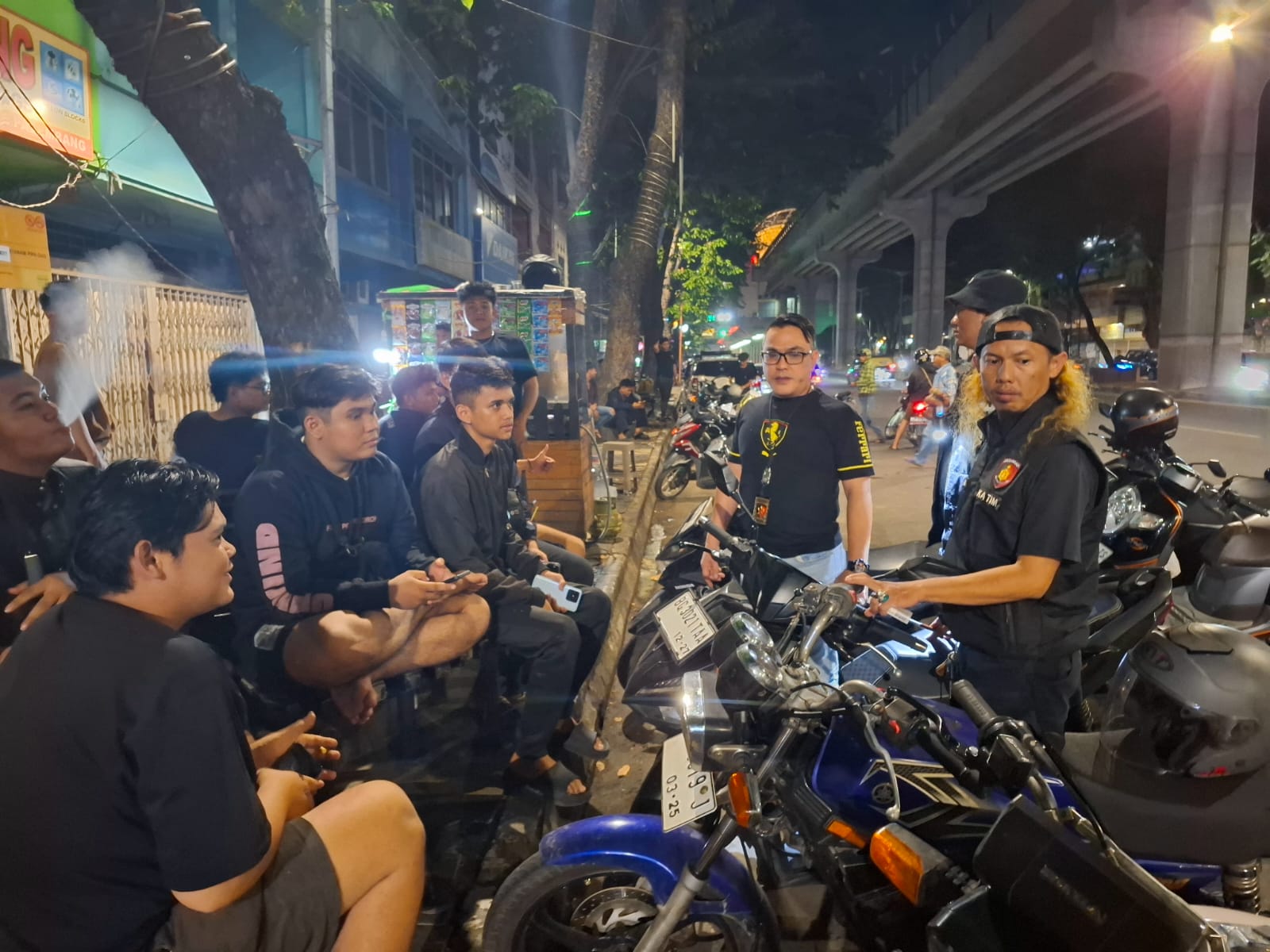 Aksi Balap Liar di Jalan Sudirman Berhasil Di Bubarkan Unit 1 Subdit III Jatanras Polda Sumsel 1