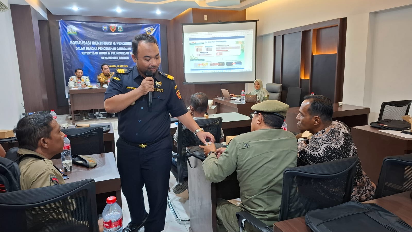 Bea Cukai Aceh Bersama Satpol PP WH Aceh Gelar Sosialisasi Cukai Hasil Tembakau di Bireuen 1