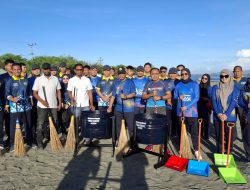Bea Cukai Aceh Giatkan Aksi Bersih Pantai di Syiah Kuala, Dorong Sinergi dan Ekonomi Masyarakat Pesisir