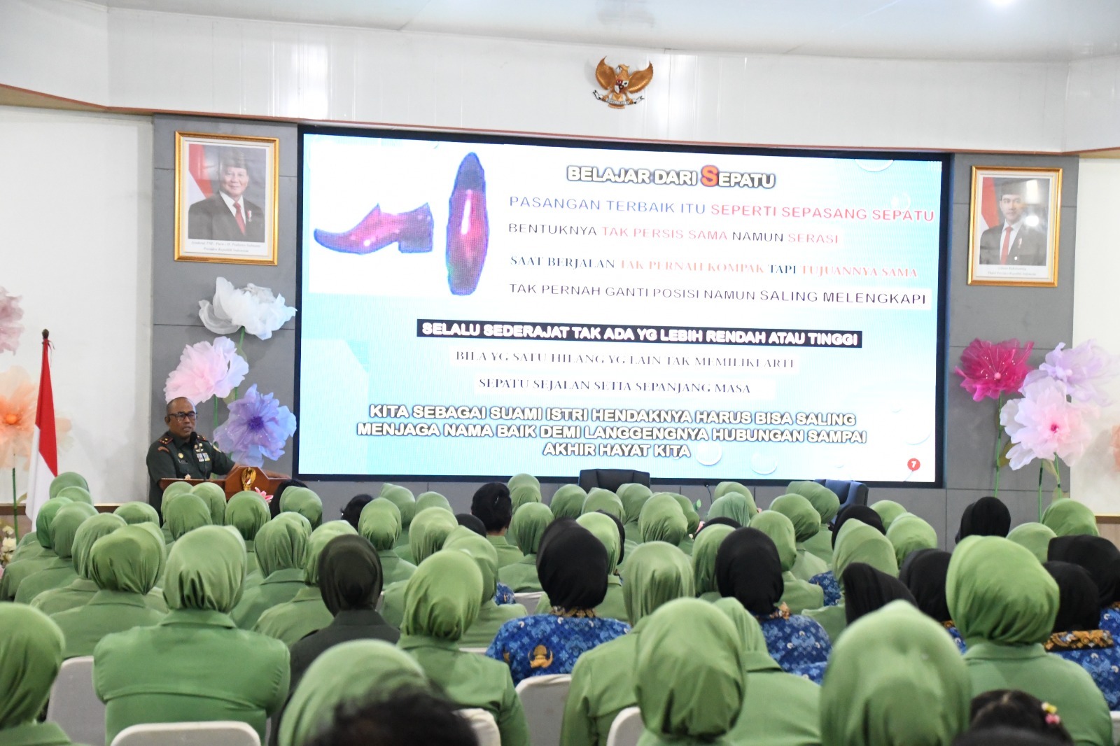 Melalui Jamdan, Danrem 044/Gapo Berikan Arahan Kepada Prajurit, PNS dan Persit 2