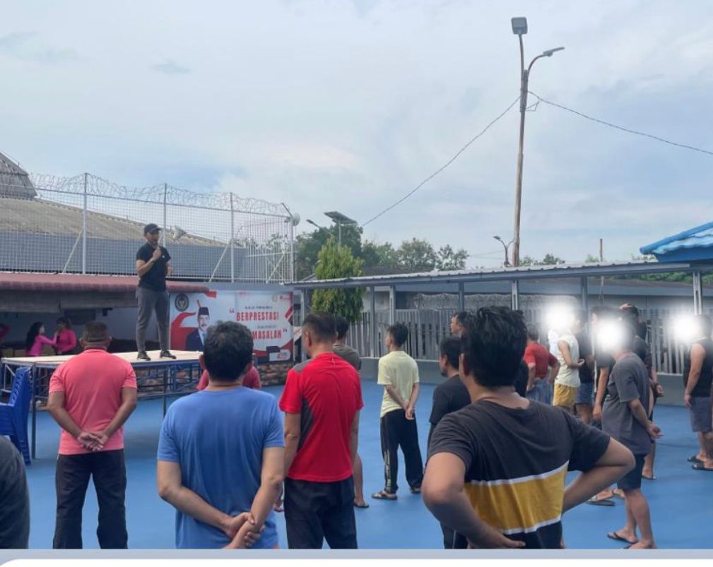 Rutan Kelas I Palembang Gelar Senam Sehat Bersama Warga Binaan 1
